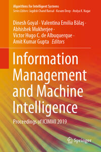 Vorderes Coverbild Information Management and Machine Intelligence