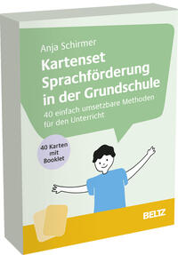 Vorderes Coverbild Kartenset Sprachförderung in der Grundschule