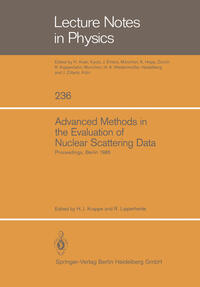 Vorderes Coverbild Advanced Methods in the Evaluation of Nuclear Scattering Data