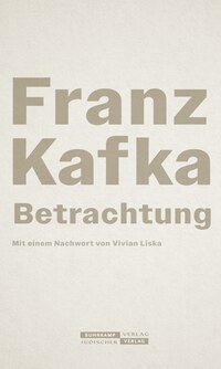 Vorderes Coverbild Betrachtung