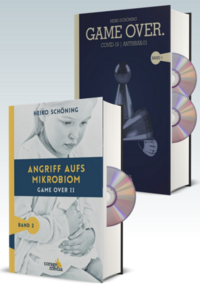 Vorderes Coverbild Game Over I & II Angriff aufs Mikrobiom im Bundle