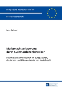 Vorderes Coverbild Marktmachtverlagerung durch Suchmaschinenbetreiber