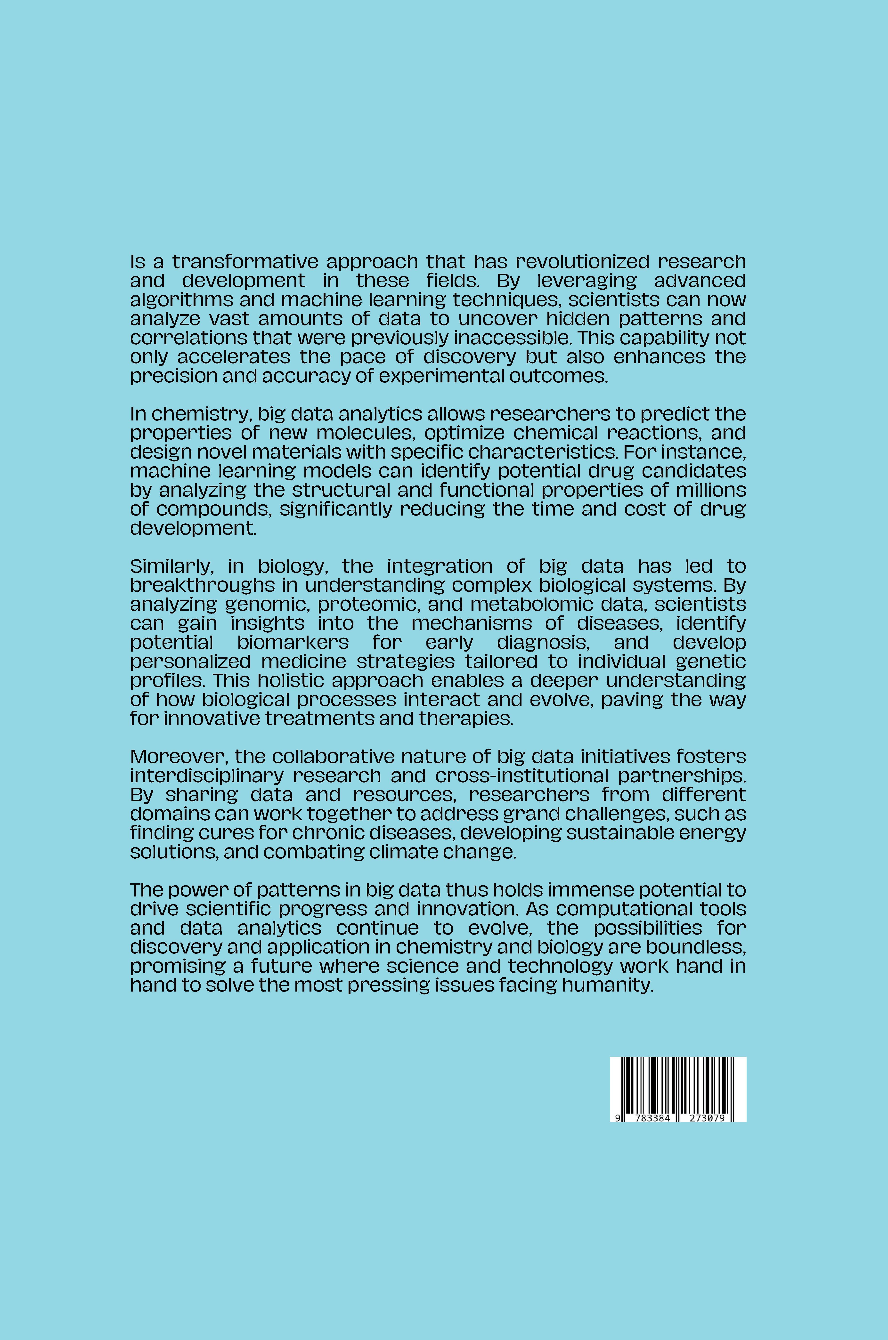Rückseitencover The Power of Patterns: Unlocking the Potential of Big Data in Chemistry and Biology