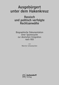 Vorderes Coverbild Ausgebürgert unter dem Hakenkreuz. Rassisch und politisch verfolgte Rechtsanwälte
