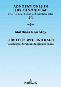 Vorderes Coverbild «Dritter» Weg und KAGH