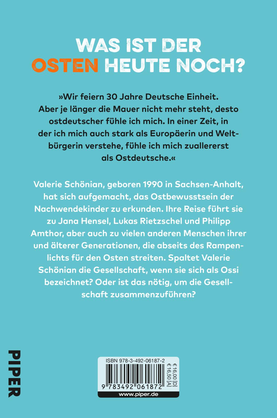 Rückseitencover Ostbewusstsein
