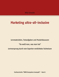 Vorderes Coverbild Marketing ultra-all-inclusive - Lernmaterialien, Testaufgaben und Musterklausuren