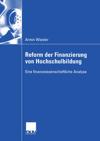 Vorderes Coverbild Reform der Finanzierung von Hochschulbildung
