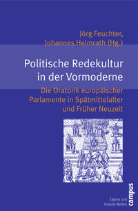 Vorderes Coverbild Politische Redekultur in der Vormoderne