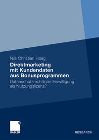 Vorderes Coverbild Direktmarketing mit Kundendaten aus Bonusprogrammen