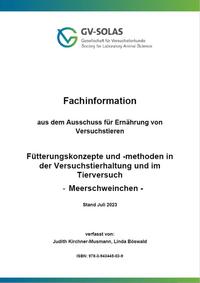 Vorderes Coverbild Fütterungskonzepte Meerschweinchen