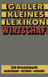 Vorderes Coverbild Gabler Kleines Lexikon Wirtschaft