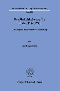 Vorderes Coverbild Persönlichkeitsprofile in der DS-GVO.