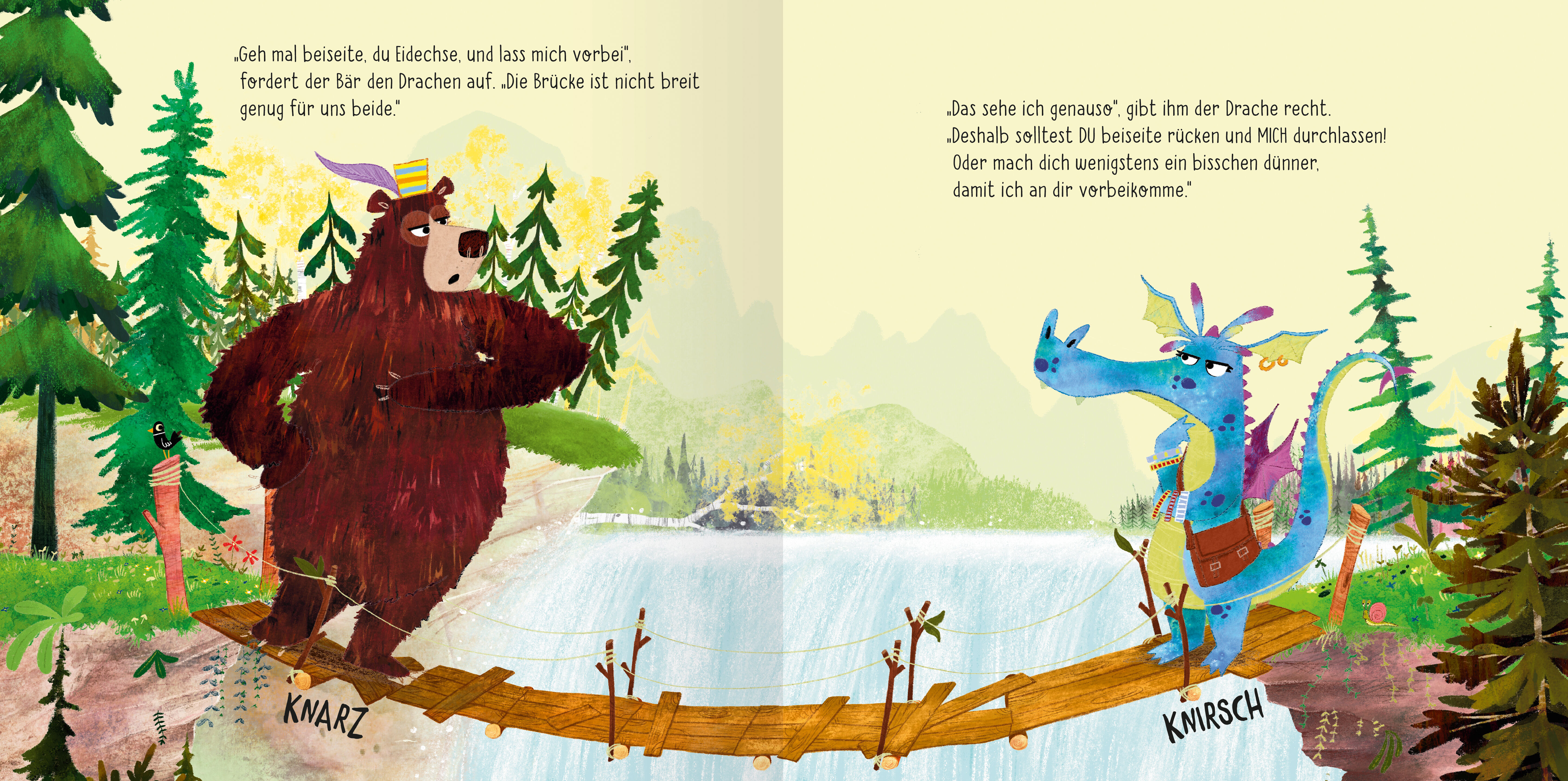 Beispielinhalt (Bild) Streiten sich zwei ...