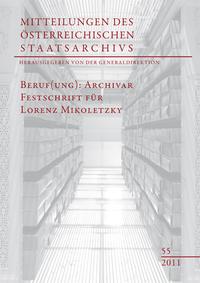 Vorderes Coverbild Beruf(ung): Archivar