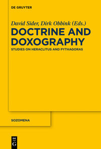 Vorderes Coverbild Doctrine and Doxography