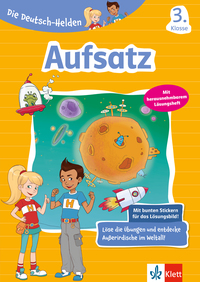 Vorderes Coverbild Klett Die Deutsch-Helden: Aufsatz 3. Klasse
