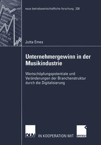 Vorderes Coverbild Unternehmergewinn in der Musikindustrie