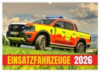 Vorderes Coverbild Einsatzfahrzeuge 112 (Wandkalender 2026 DIN A2 quer), CALVENDO Monatskalender