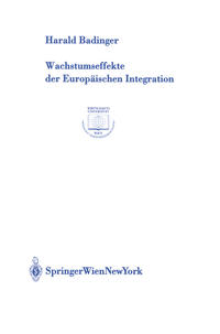 Vorderes Coverbild Wachstumseffekte der europäischen Integration