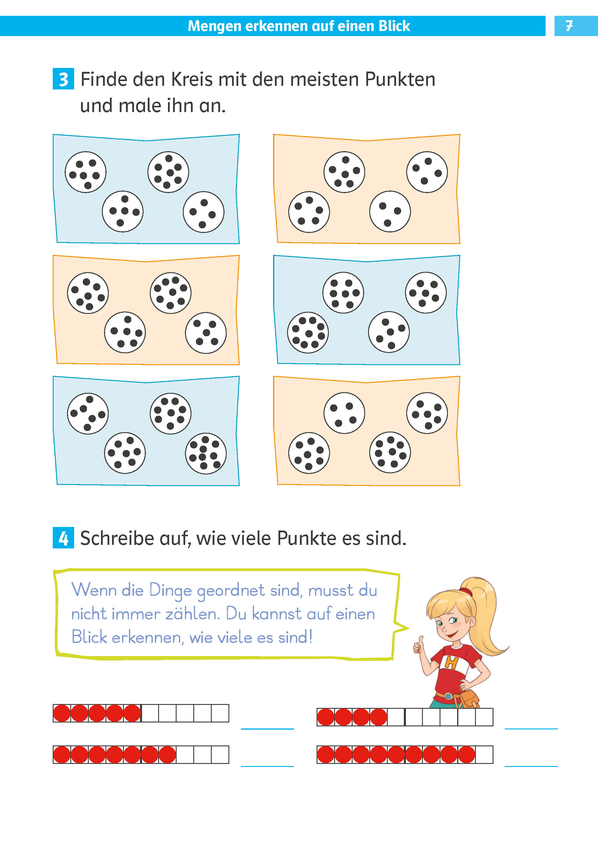 Beispielinhalt (Bild) Klett Die Mathe-Helden: Kopfrechnen 1. Klasse