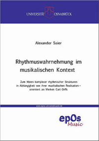 Vorderes Coverbild Rhythmuswahrnehmung im musikalischen Kontext