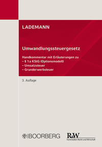 Vorderes Coverbild LADEMANN, Umwandlungssteuergesetz