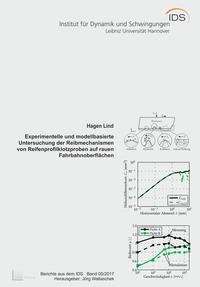 Vorderes Coverbild Experimentelle und modellbasierte Untersuchung der Reibmechanismen von Reifenprofilklotzproben auf rauen Fahrbahnoberflächen