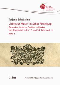 Vorderes Coverbild "Texte zur Music" in Sankt Petersburg