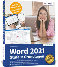 Vorderes Coverbild Word 2021 - Stufe 1: Grundlagen