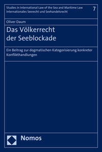 Vorderes Coverbild Das Völkerrecht der Seeblockade