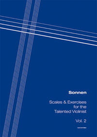 Vorderes Coverbild Sonnen - Scales & Exercises for the Talented Violinist Vol. 2