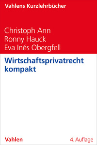Vorderes Coverbild Wirtschaftsprivatrecht kompakt