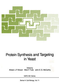 Vorderes Coverbild Protein Synthesis and Targeting in Yeast