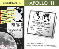 Vorderes Coverbild Apollo 11 - Gedenkplakette
