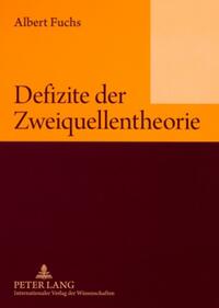 Vorderes Coverbild Defizite der Zweiquellentheorie