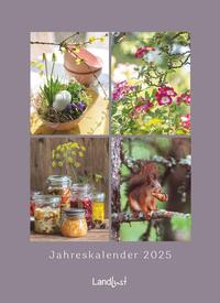 Vorderes Coverbild Landlust - Jahreskalender 2025, 45x62cm, Wandkalender mit stimmungsvollen Bildern vom Landleben, von Gärten und Dekorationsideen, Spiralbindung, deutsches Kalendarium