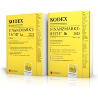 Vorderes Coverbild KODEX Finanzmarktrecht Band Ia + Ib 2025 - inkl. App