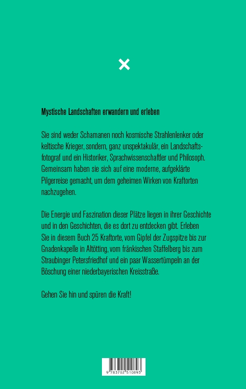 Rückseitencover Mystische Kraftorte in Bayern