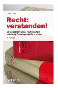 Vorderes Coverbild Recht: verstanden!