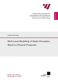 Vorderes Coverbild Multi-Level Modelling of Haptic Perception Based on Physical Properties