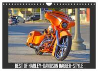Vorderes Coverbild BEST OF HARLEY-DAVIDSON BAGGER-STYLE (Wandkalender 2025 DIN A4 quer), CALVENDO Monatskalender