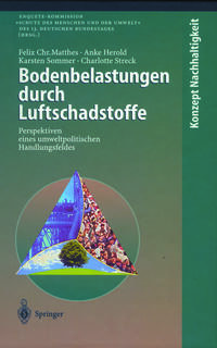 Vorderes Coverbild Bodenbelastungen durch Luftschadstoffe