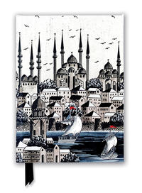Vorderes Coverbild Premium Notizbuch DIN A5: Silbernes Konstantinopel
