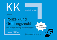 Vorderes Coverbild Karteikarten Polizei- und Ordnungsrecht