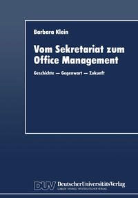 Vorderes Coverbild Vom Sekretariat zum Office Management