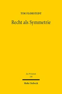 Vorderes Coverbild Recht als Symmetrie