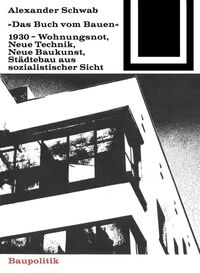 Vorderes Coverbild Das Buch vom Bauen (1930)