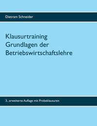 Vorderes Coverbild Klausurtraining Grundlagen der Betriebswirtschaftslehre