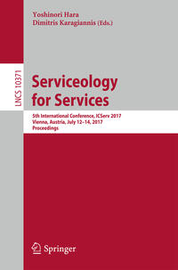 Vorderes Coverbild Serviceology for Services